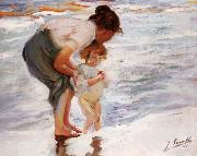 Joaquin Sorolla Y Bastida On the Beach painting